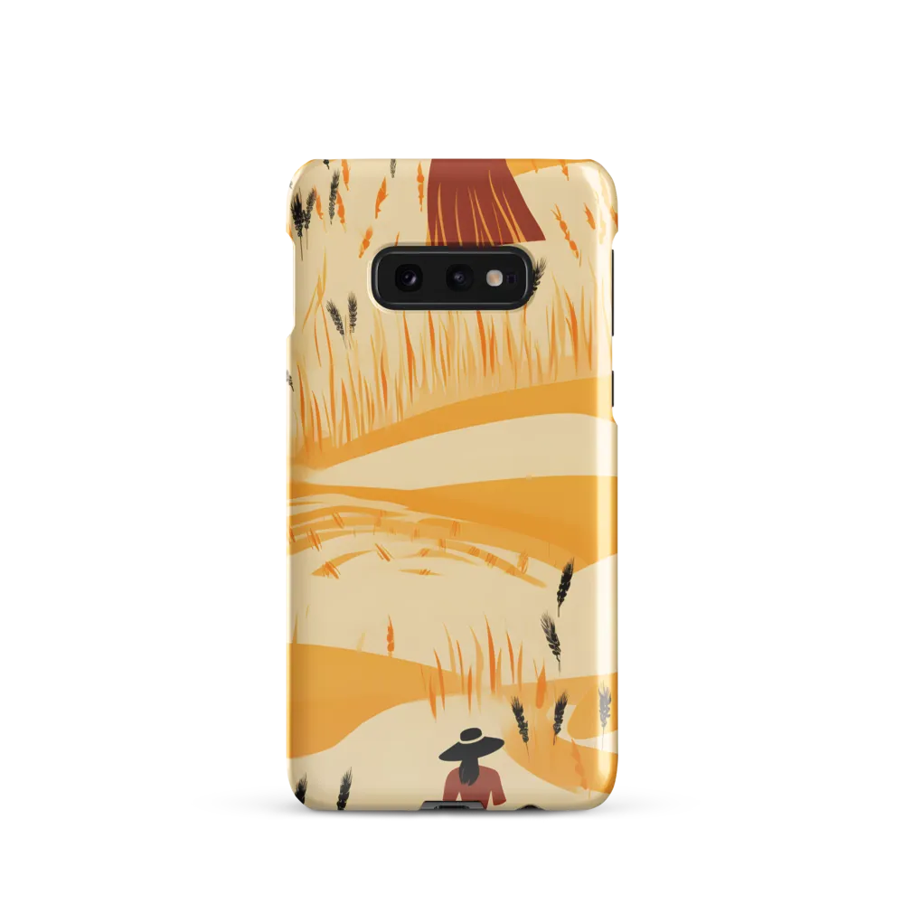 Embracing the Fields: A Floral Journey | Phone Case |  S10e | Snap Case | Glossy