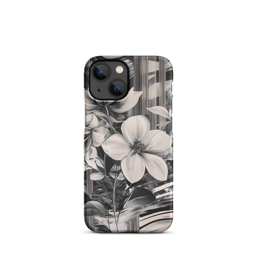 Ethereal Bloom: A Dance of Monochromes