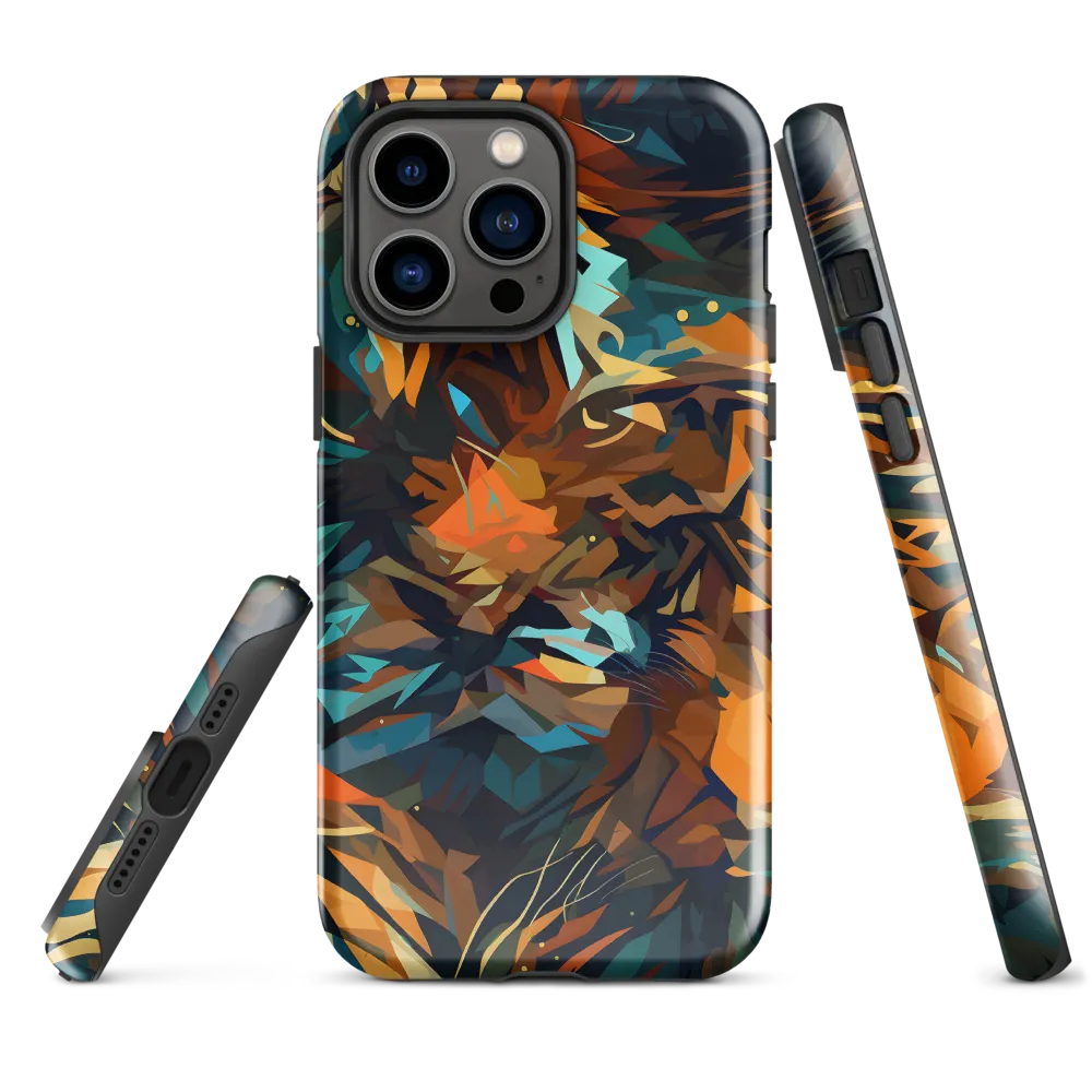 Wild Symphony: Abstract Tigers | Phone Case |  14 Pro Max | Tough Case | Glossy