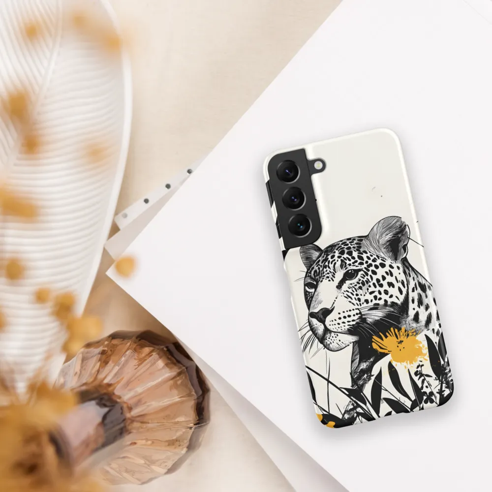 Majestic Leopard Amongst Flora