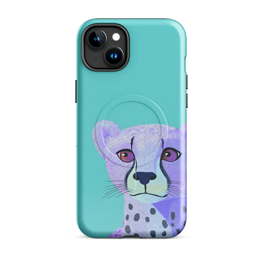 Curious Cheetah | Phone Case |  15 Plus | MagSafe® Tough Case | Glossy
