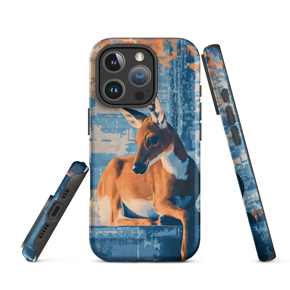 Serenity in Color: The Reclining Deer | Phone Case |  16 Pro | Tough Case | Matte
