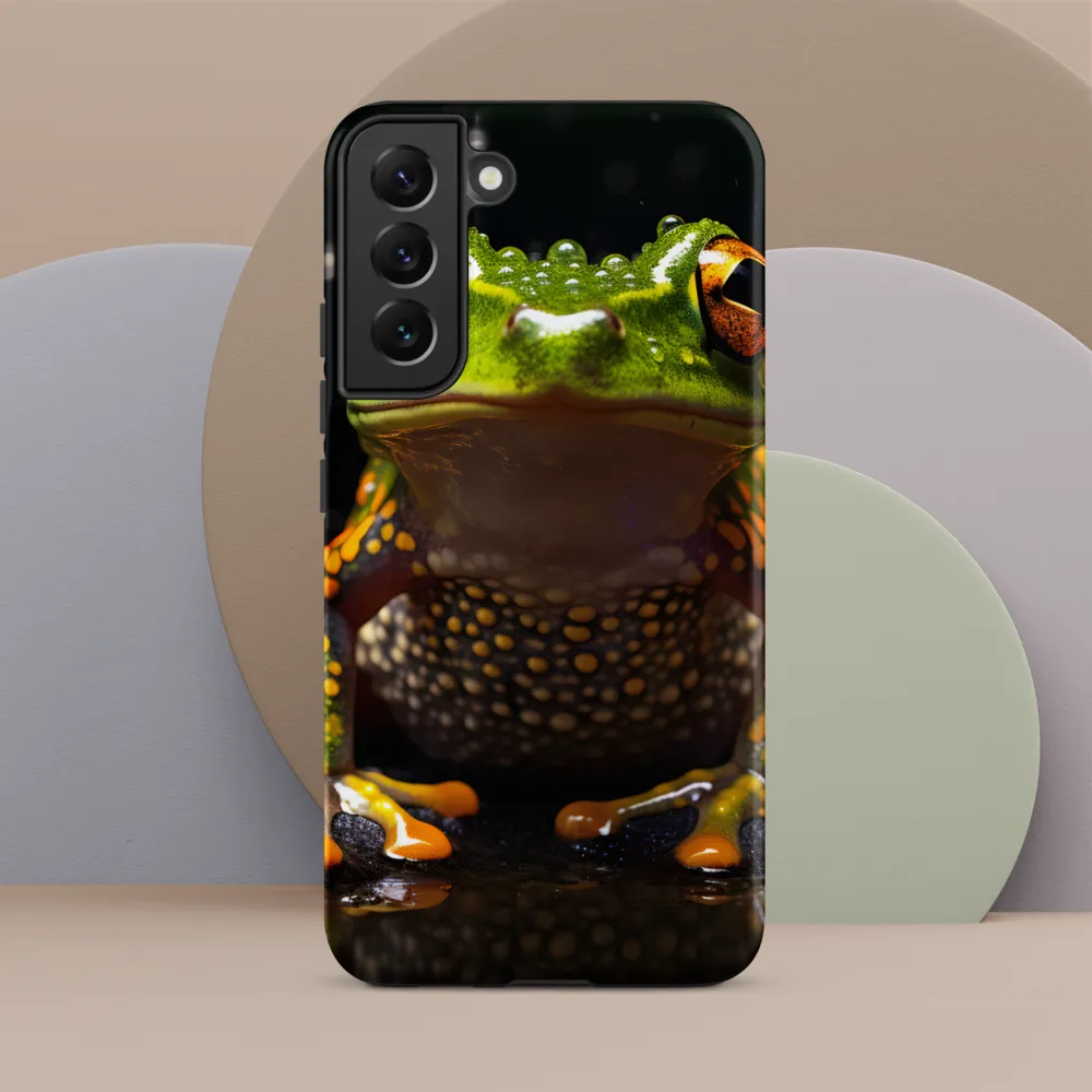 Emerald Elegance: The Frog in Focus