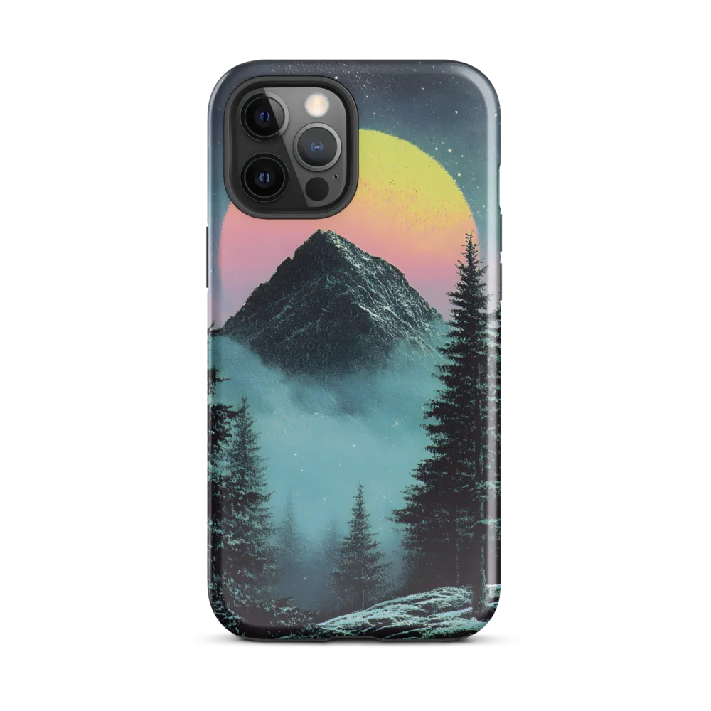 Ethereal Peaks Under Celestial Lights