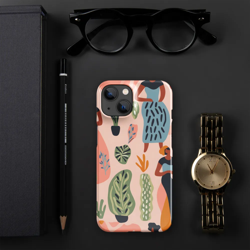 Harmony of Nature and Femininity | Phone Case |  14 | Snap Case | Glossy