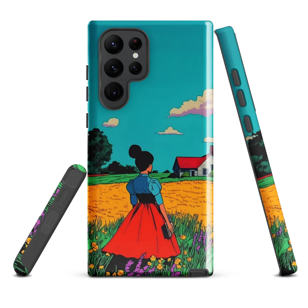 Whispers of a Sunlit Meadow | Phone Case |  S22 Ultra | Tough Case | Glossy