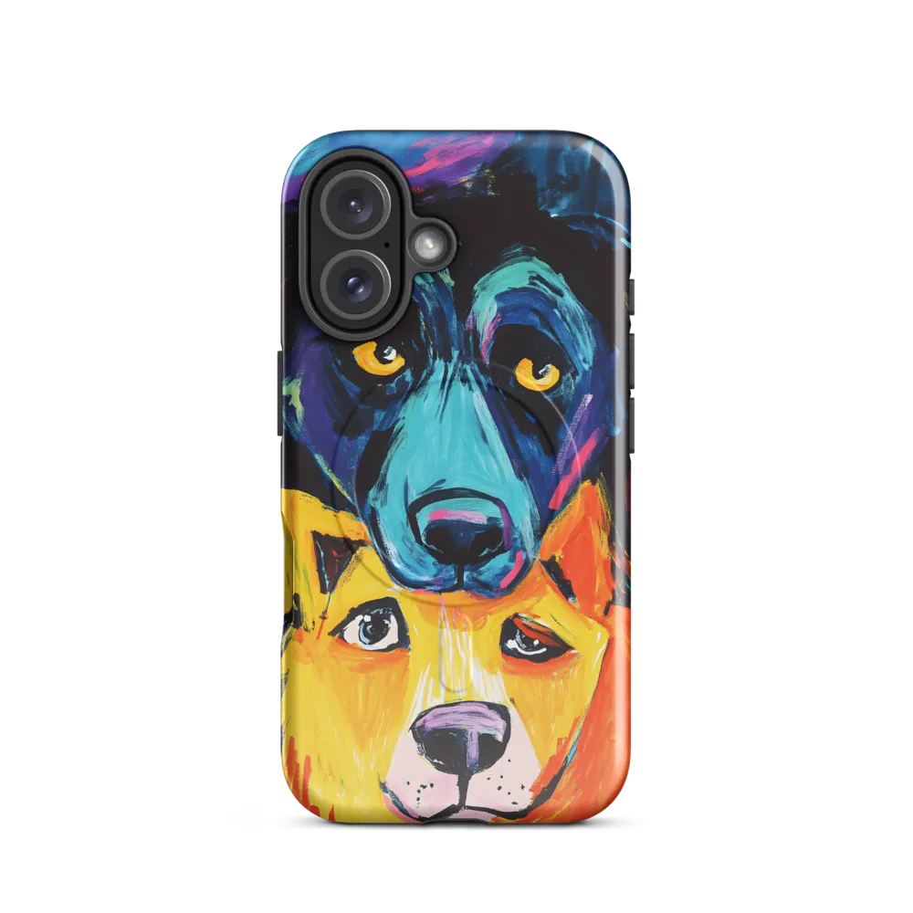 Vibrant Companions: An Expression of Canine Spirit