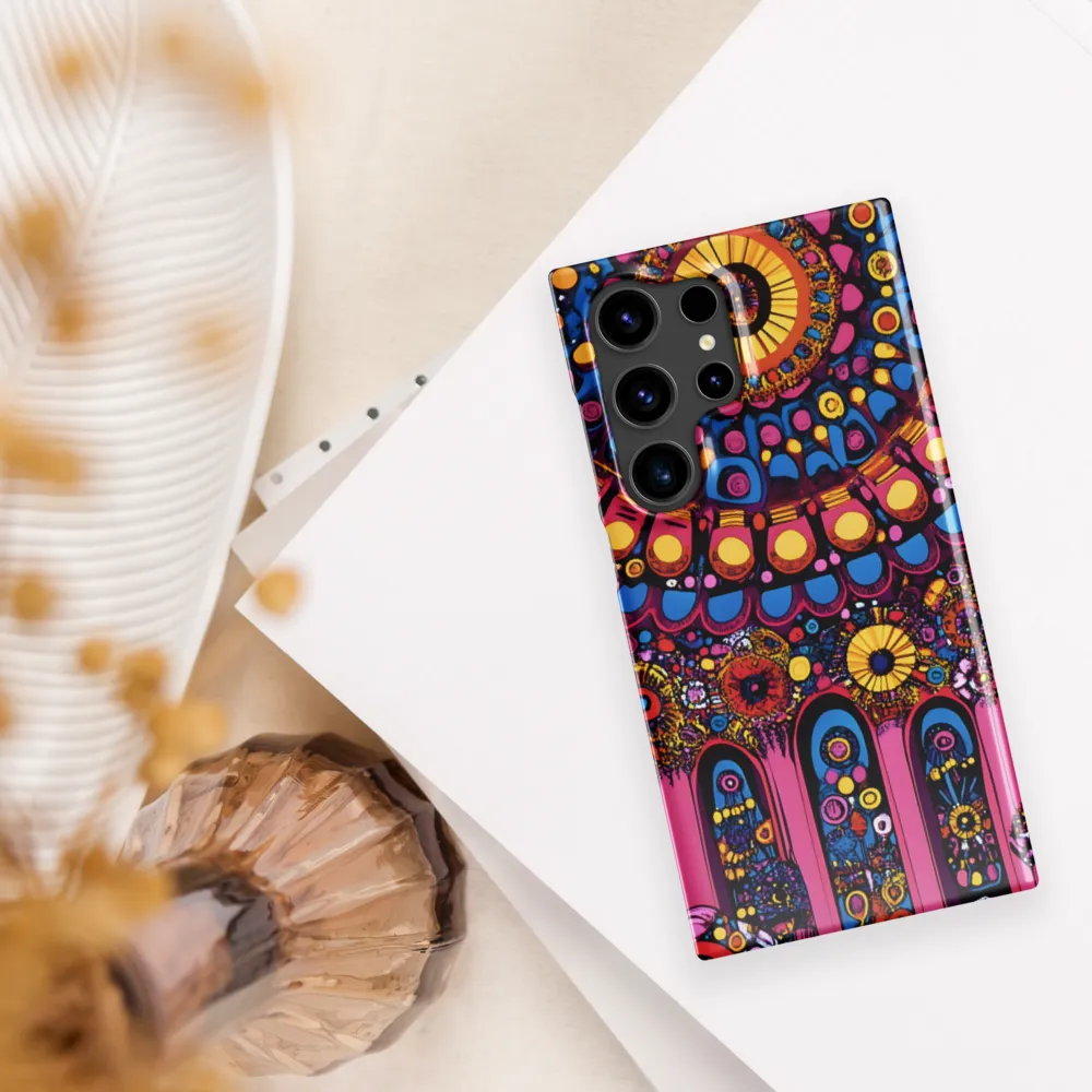 Whimsical Mandala Symphony | Phone Case |  S24 Ultra | Snap Case | Glossy