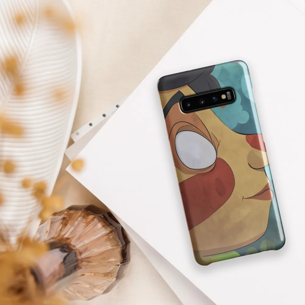 Playful Whimsy: A Character Portrait | Phone Case |  S10 Plus | Snap Case | Glossy