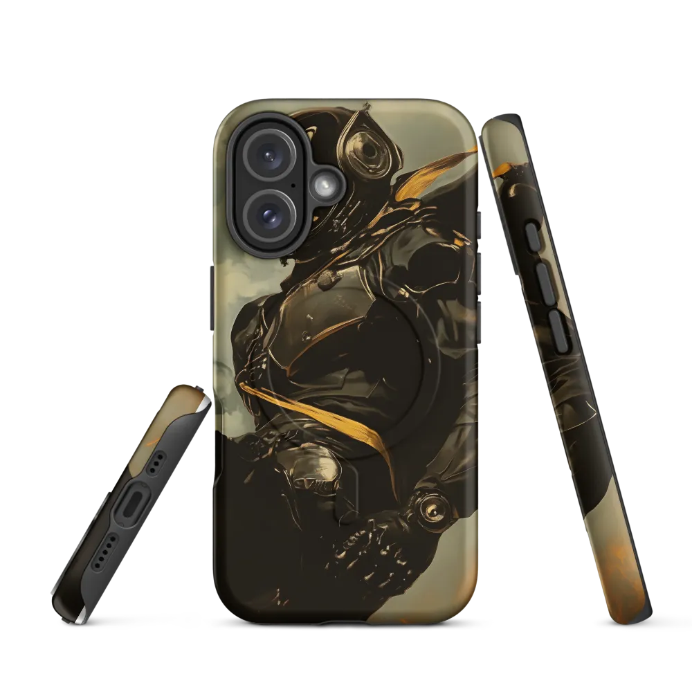 Ethereal Explorer: The Enigmatic Astronaut | Phone Case |  16 | MagSafe® Tough Case | Matte