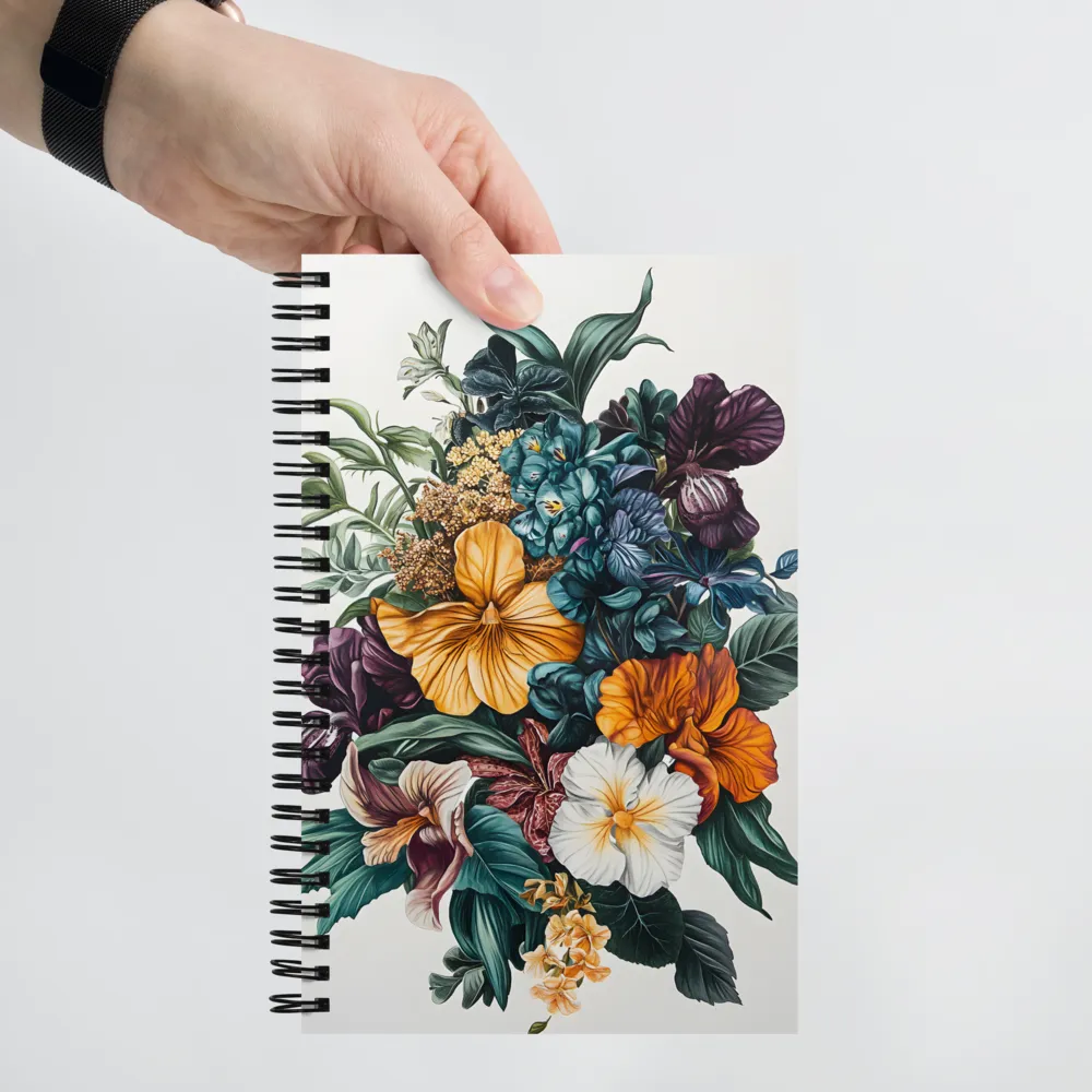 Floral Symphony | Spiral Notebook