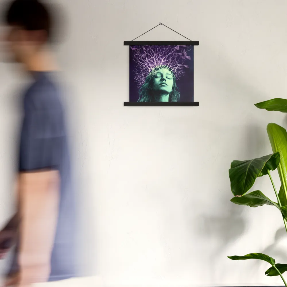 Whispers of Freedom | Poster With Black Wood Hanger | 14″×14″