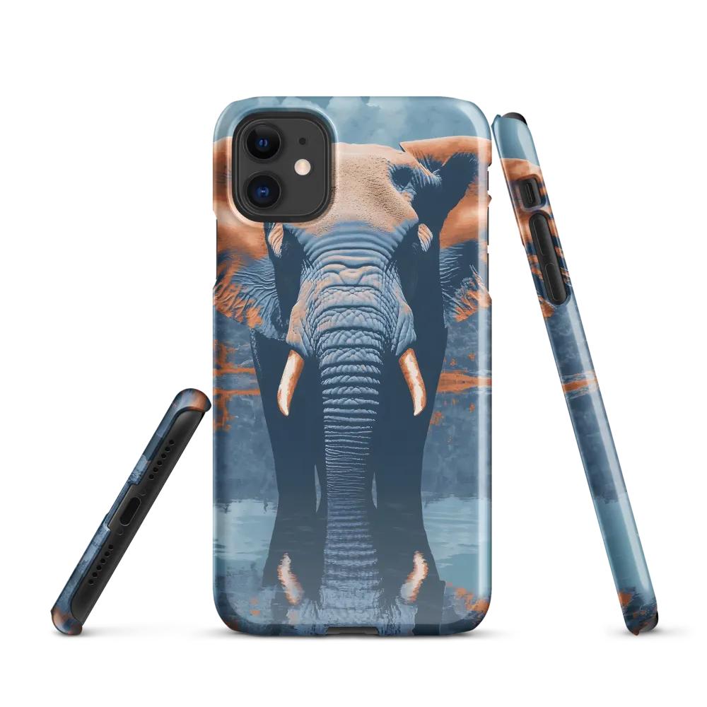 Majestic Reflection: The Elephant's Serenade