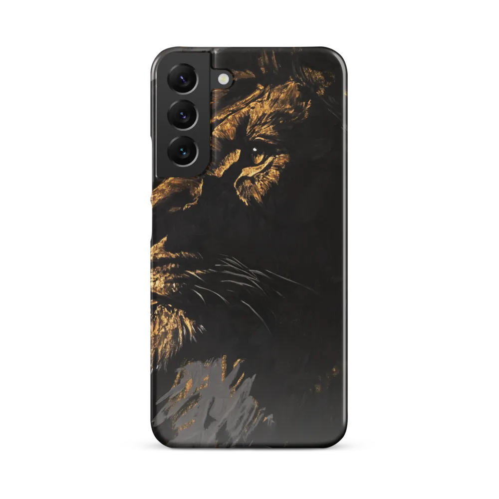 Majestic Gaze: The Golden Lion