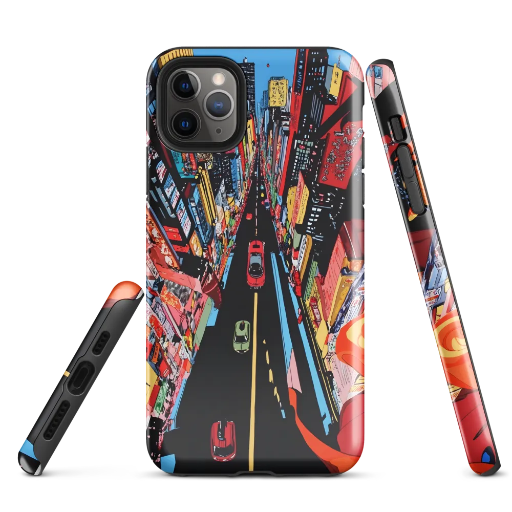 Urban Symphony: A Bird's-Eye View of Life | Phone Case |  11 Pro Max | Tough Case | Glossy