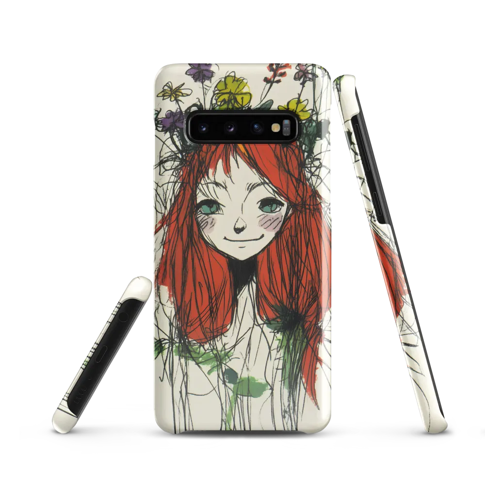 Whimsical Floral Portrait