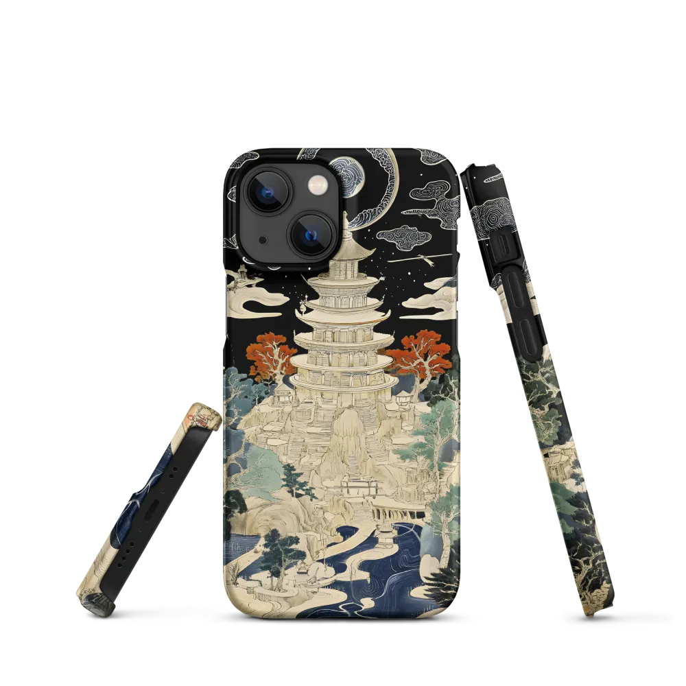 Whispers of the Pagoda | Phone Case |  13 Mini | Snap Case | Matte