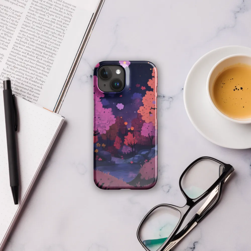 Whispers of Spring: A Serene Landscape | Phone Case |  15 | Snap Case | Glossy