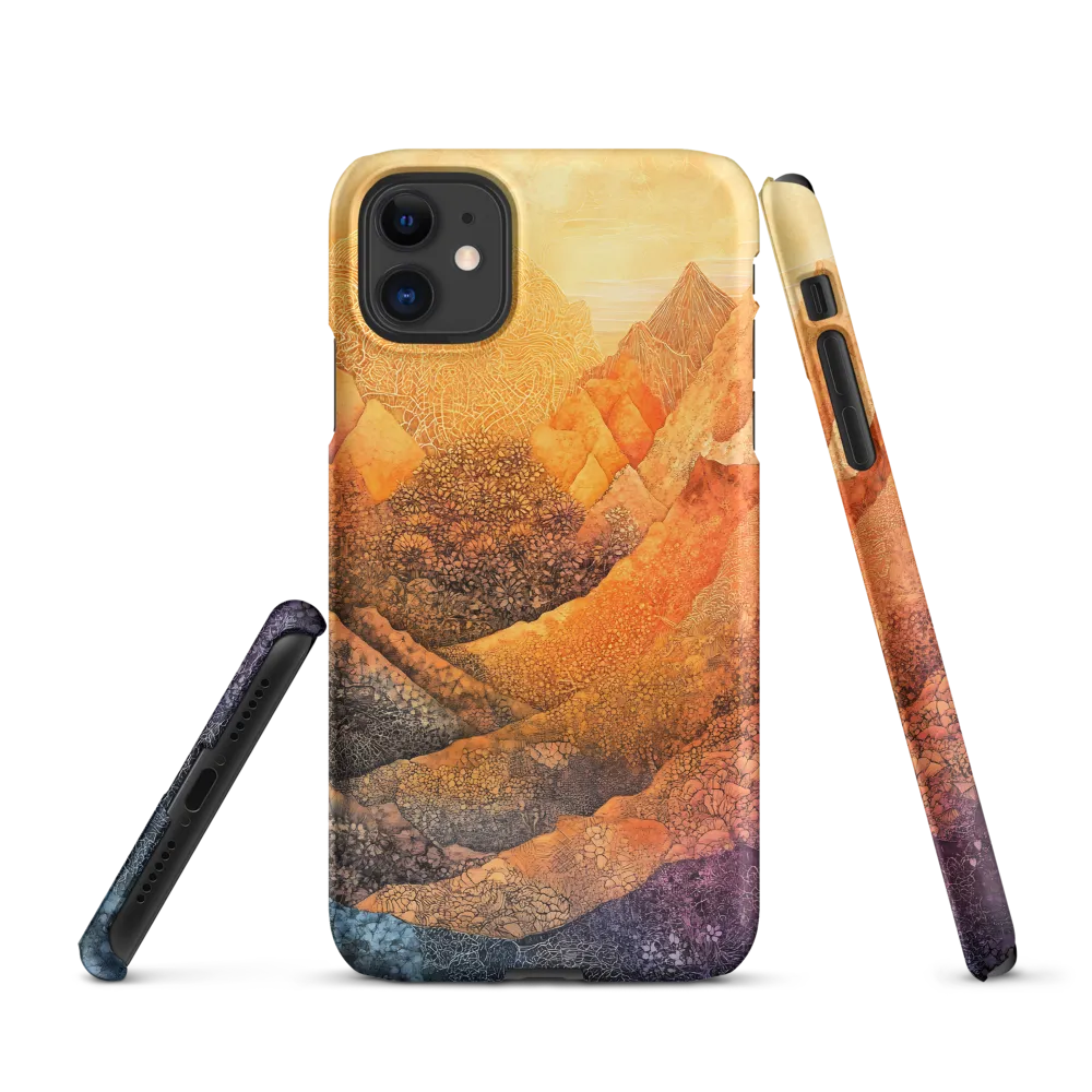 Serene Peaks of Color