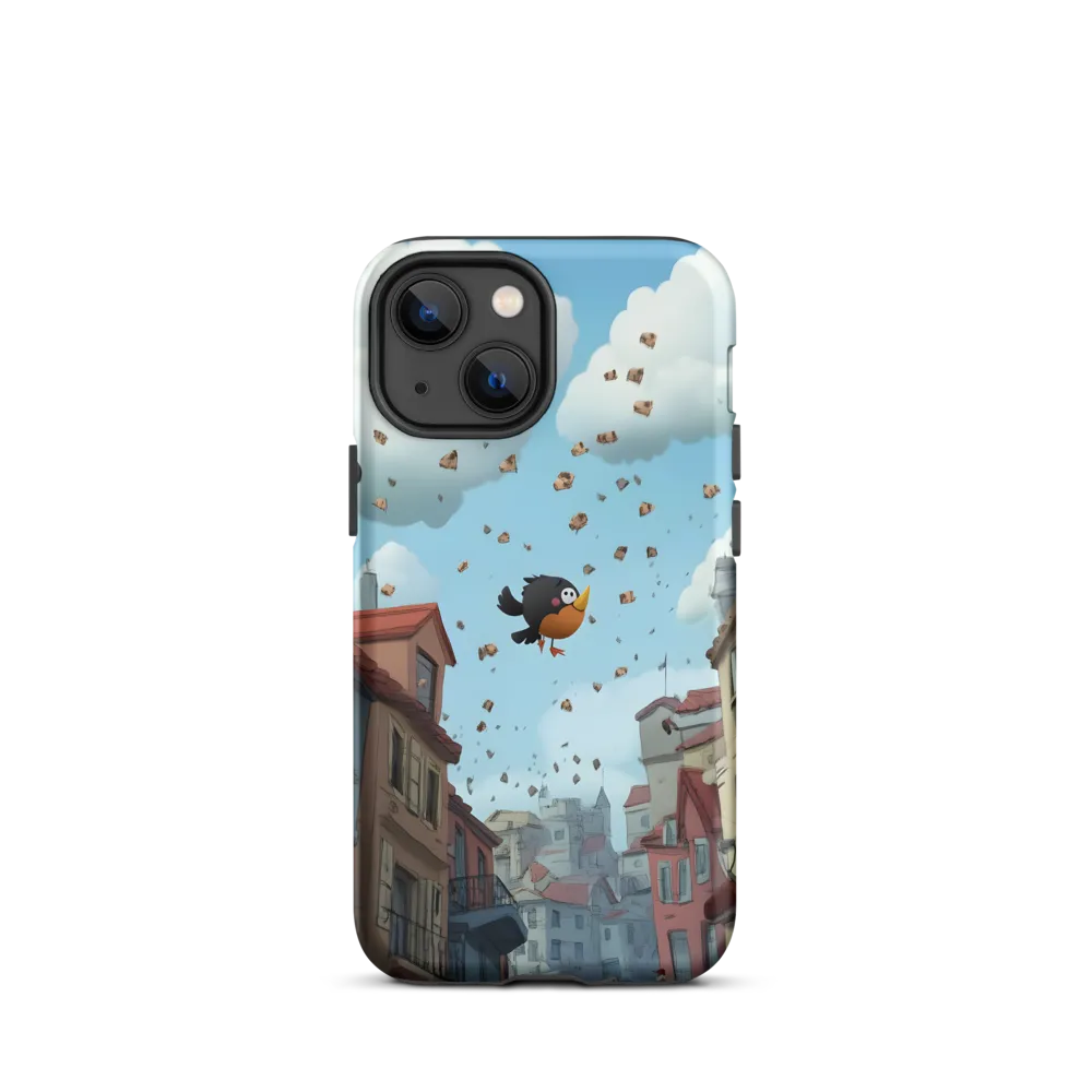 A Whimsical Flight Through Bread and Sky