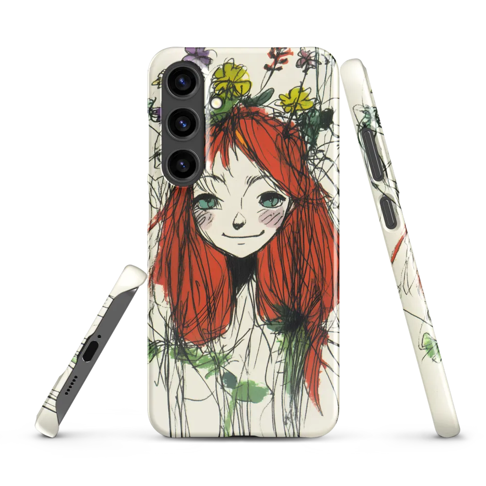 Whimsical Floral Portrait