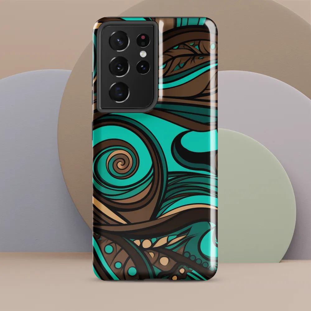 Fluctuating Currents | Phone Case |  S21 Ultra | Tough Case | Glossy