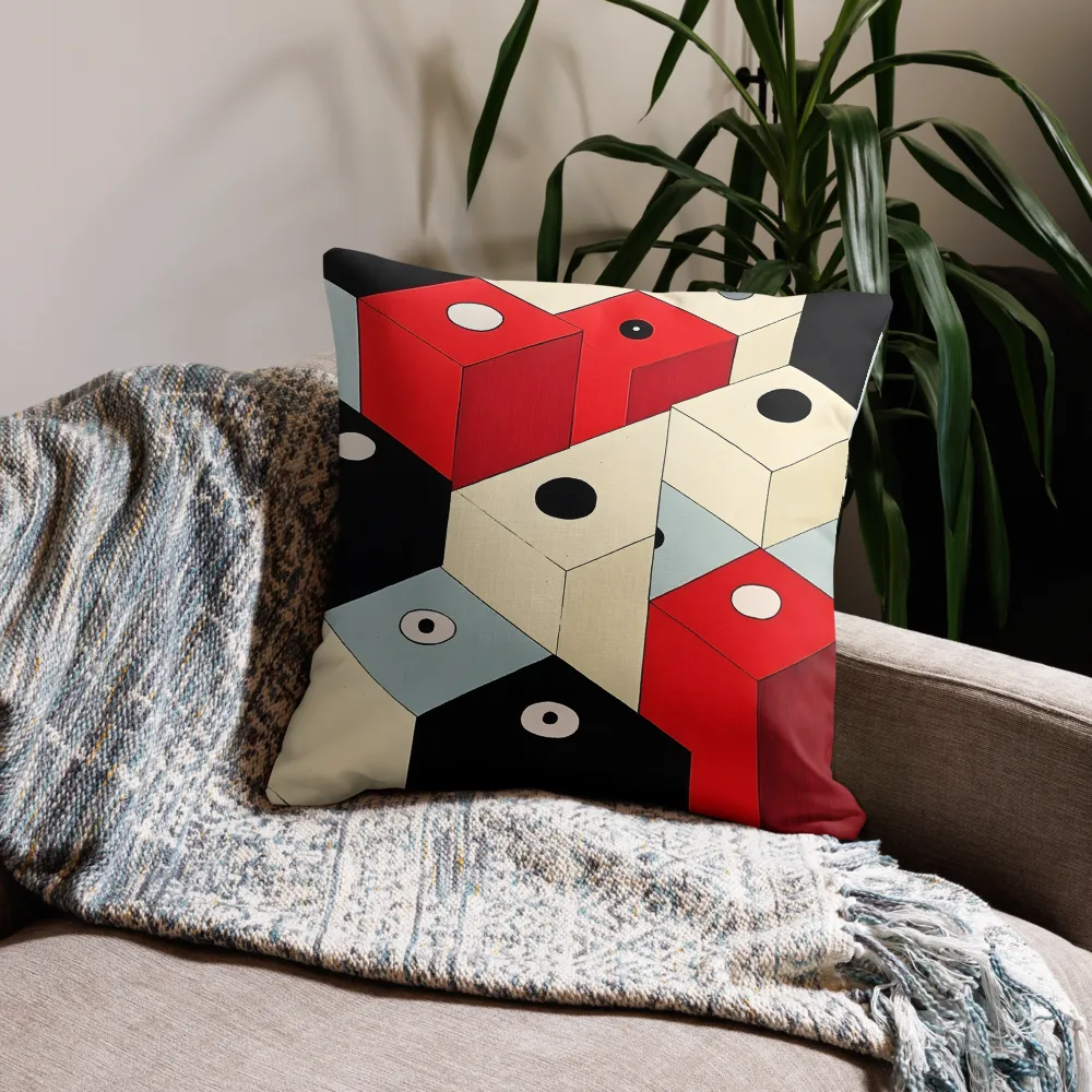 Dynamic Cubism | Pillow | 22″×22″