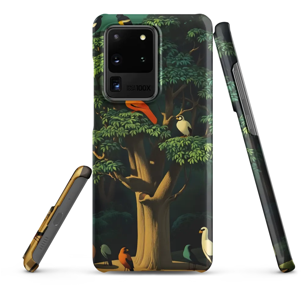 Harmony in Color: A Surreal Bird Symphony
