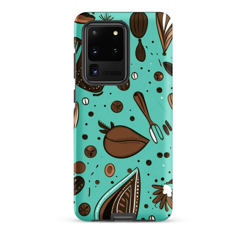 Whimsical Culinary Print | Phone Case |  S20 Ultra | Tough Case | Matte