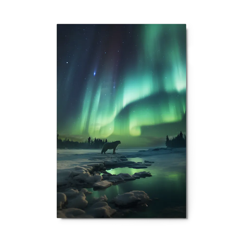 Auroral Guardianship | Metal Print | 24″×36″