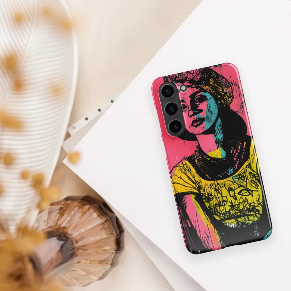 Urban Elegance: A Graffiti Portrait