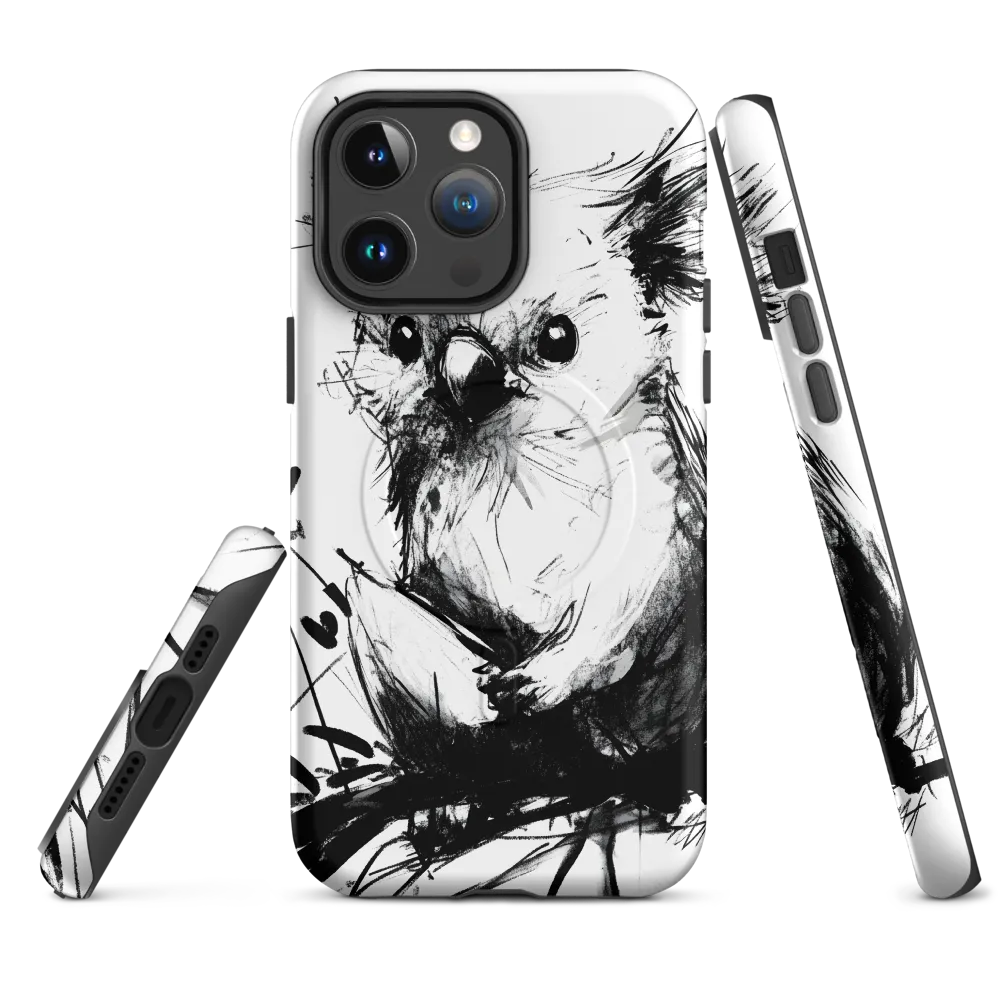 Whimsical Koala in Ink
