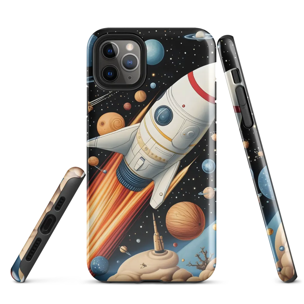 Journey Through the Cosmos | Phone Case |  11 Pro Max | Tough Case | Glossy