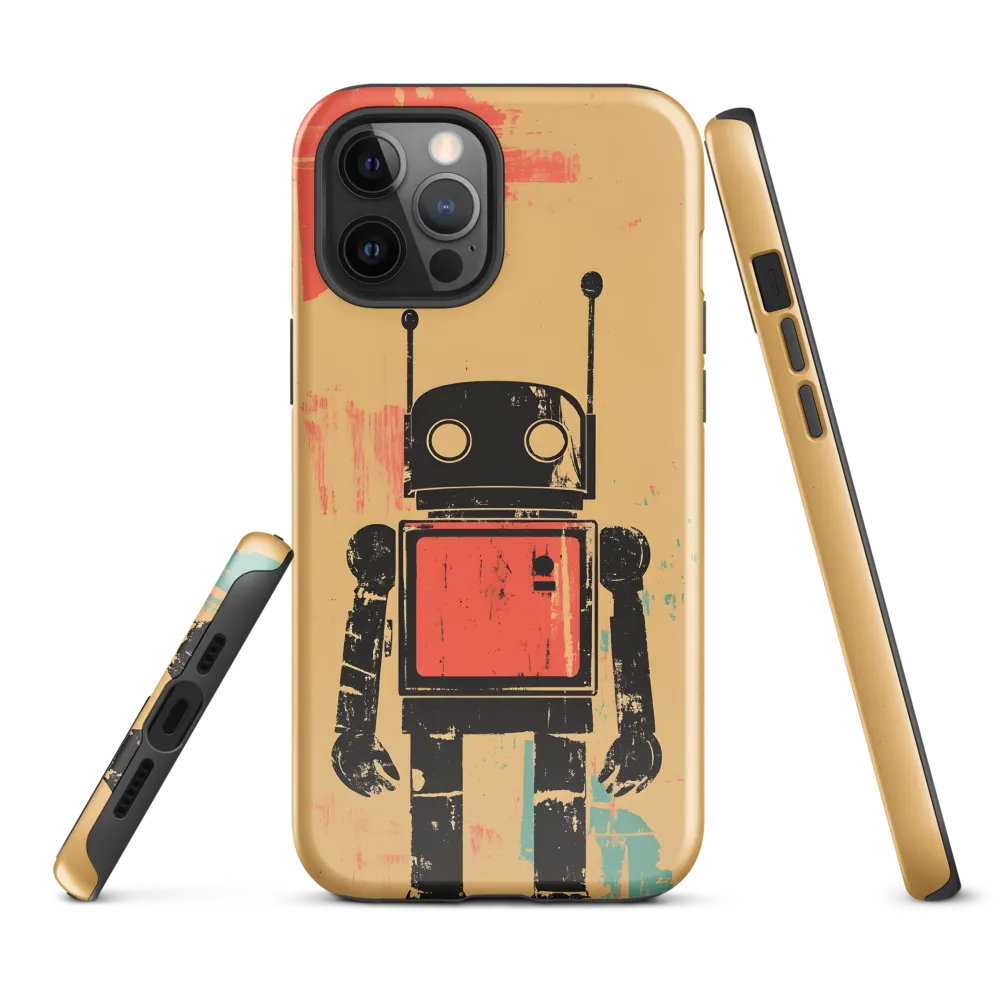 The Retro Robot | Phone Case |  12 Pro Max | Tough Case | Glossy