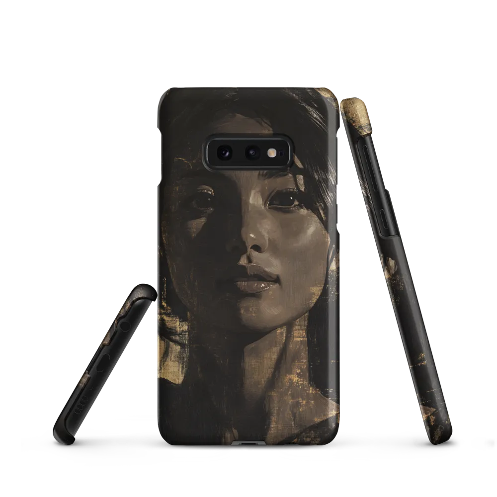 Golden Gaze: A Contemporary Portrait