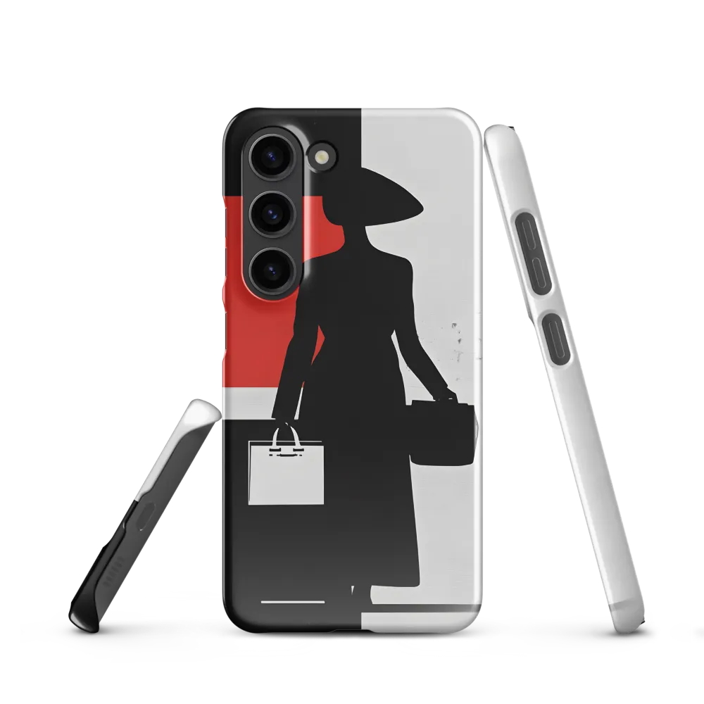 Silhouette of Elegance | Phone Case |  S23 | Snap Case | Glossy