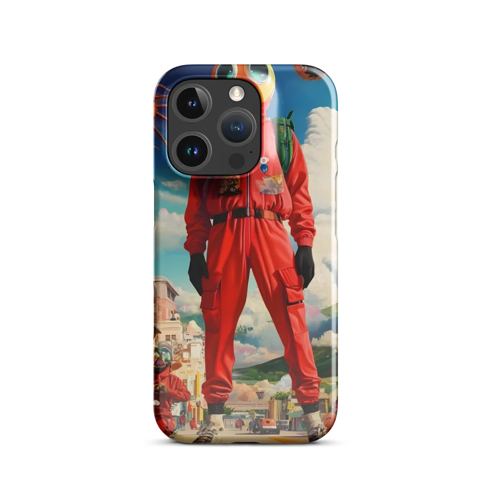 Traveler with Orange Helmet