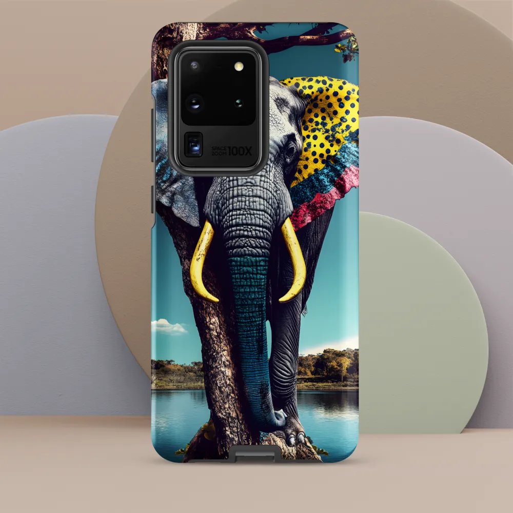 Playful Elegance: The Surreal Elephant