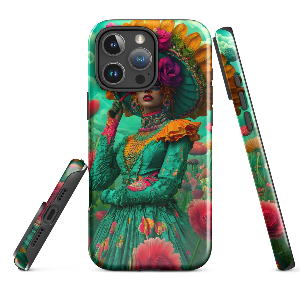 The Blooming Spectacle | Phone Case |  16 Pro Max | Tough Case | Glossy