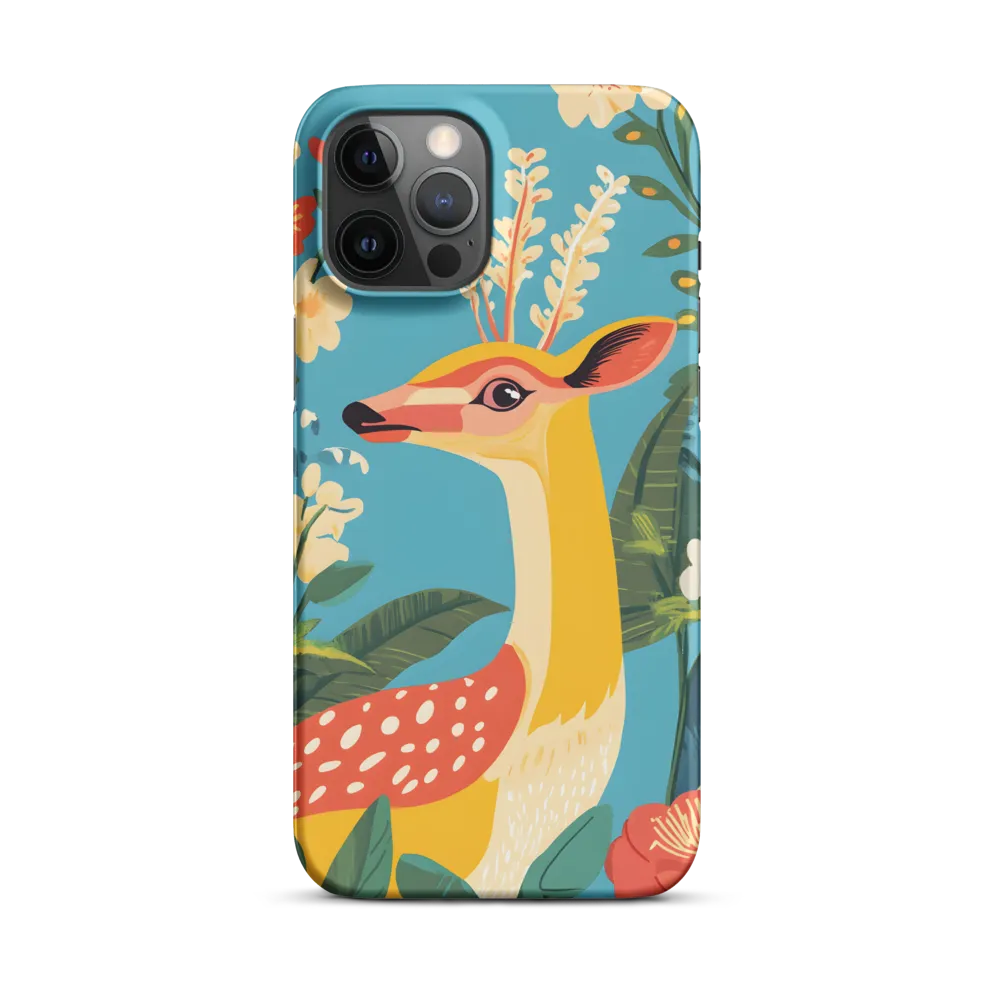 Serene Majesty: A Vibrant Deer Amidst Flora