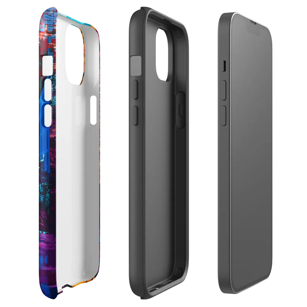 Vibrant Urban Horizons | Phone Case |  14 Plus | Tough Case | Glossy