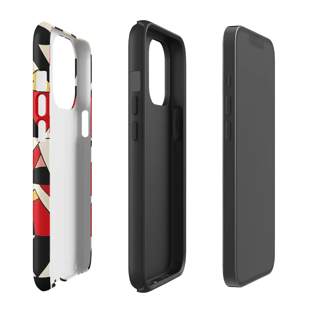 Dynamic Geometric Harmony | Phone Case |  13 Pro | Tough Case | Matte