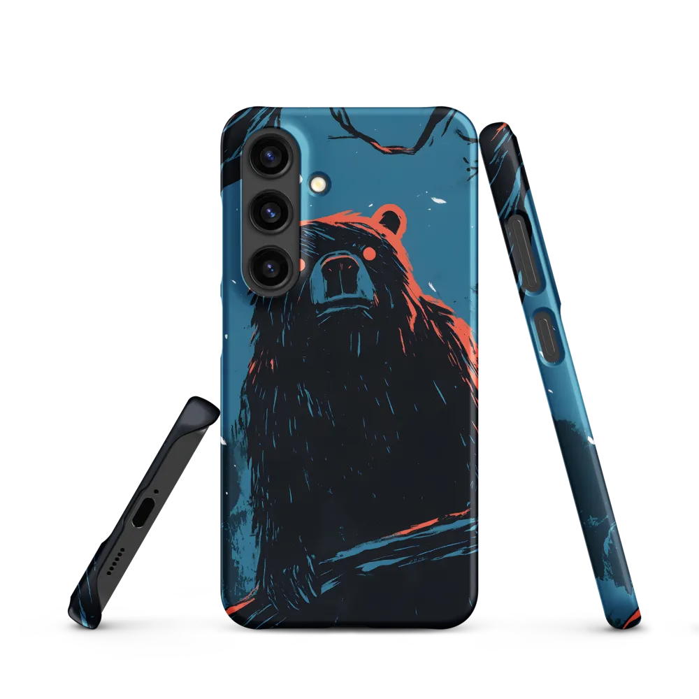 Eerie Majesty: A Bear in the Night