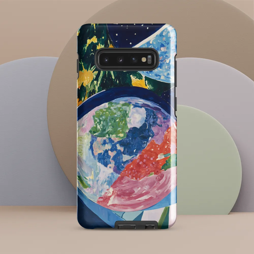 Celestial Orbs of Color | Phone Case |  S10 Plus | Tough Case | Glossy