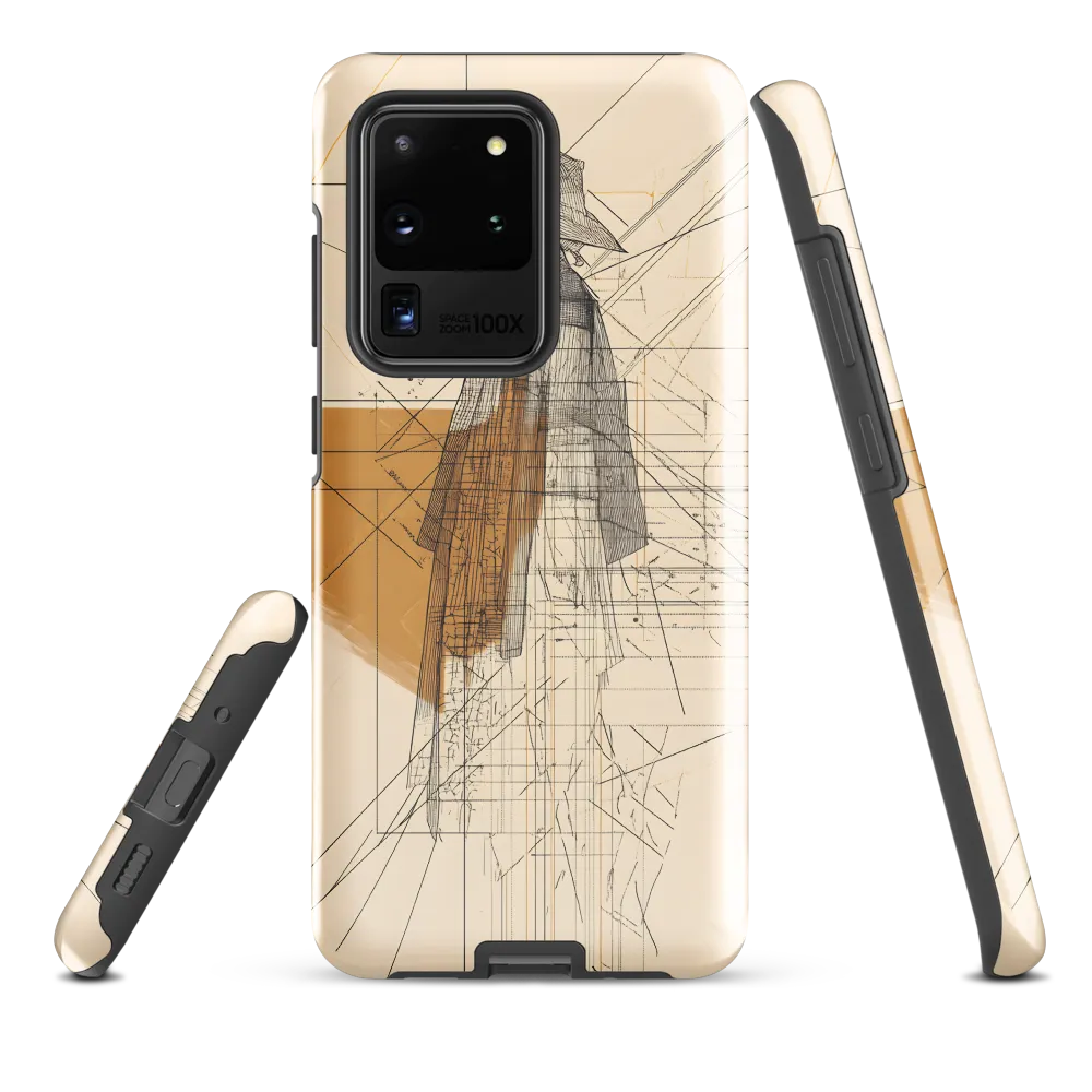Abstract Profile: A Minimalist Exploration | Phone Case |  S20 Ultra | Tough Case | Glossy