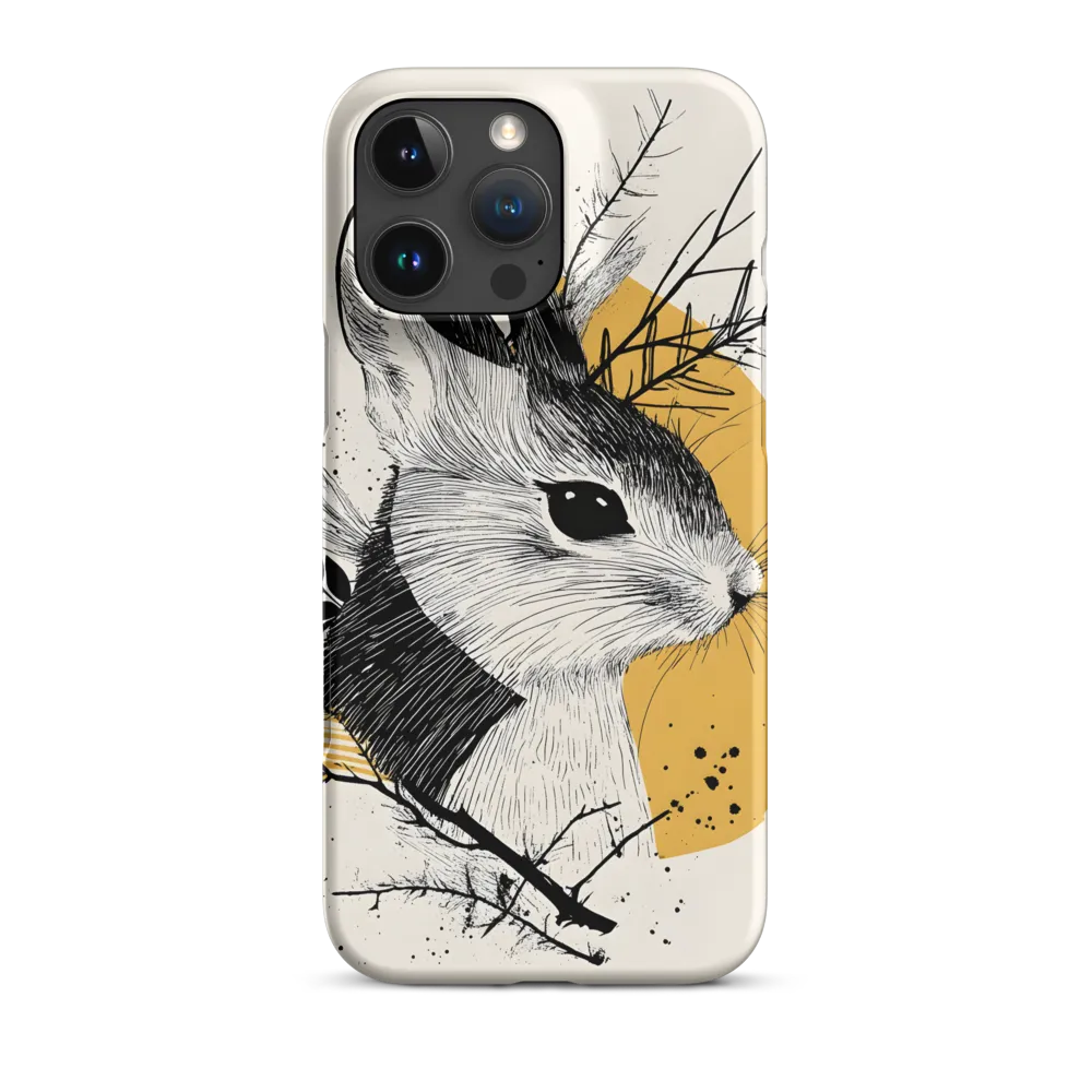 Ethereal Rabbit: A Study in Line Art