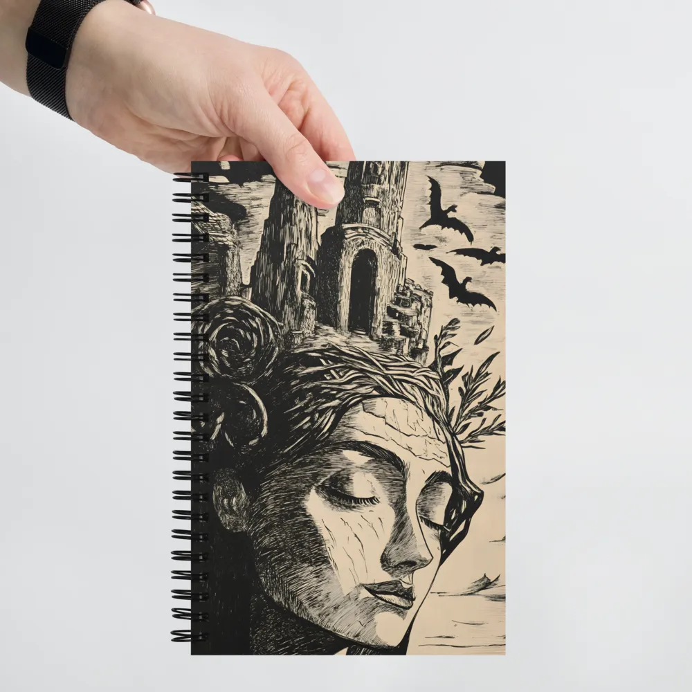 Whispers of the Night | Spiral Notebook