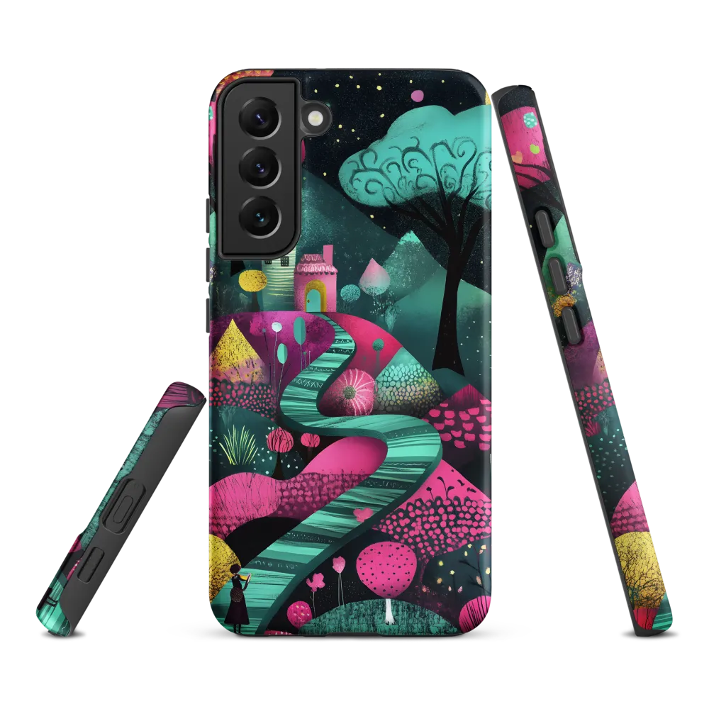 Whimsical Journey through Colorful Lands | Phone Case |  S22 Plus | Tough Case | Matte