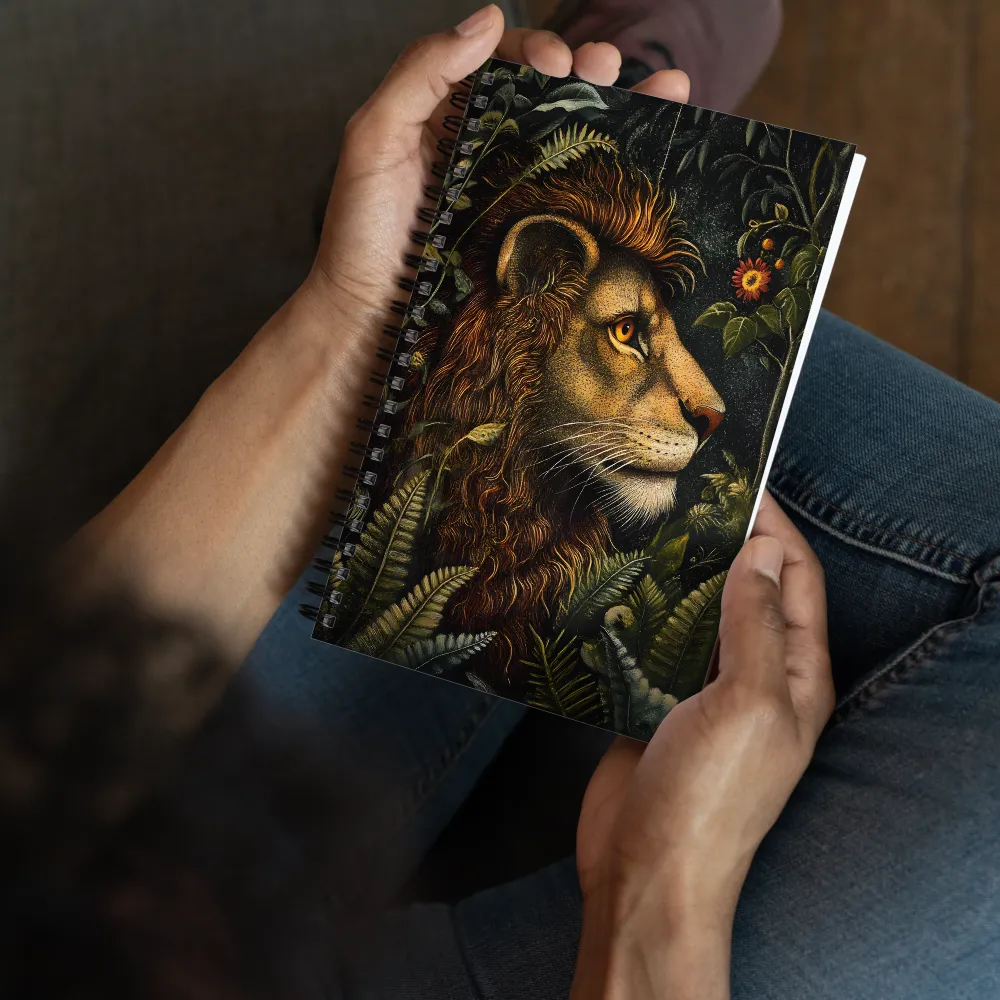 Majestic Roar of the Wild | Spiral Notebook