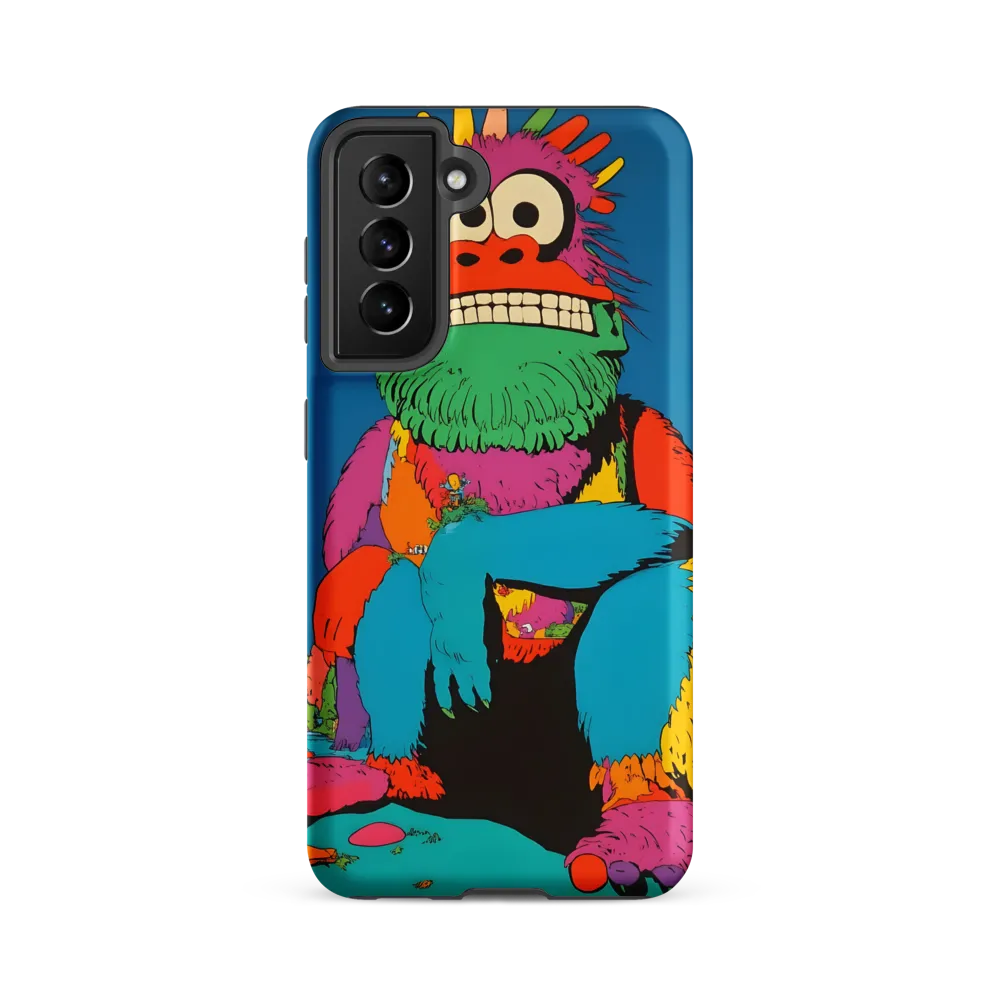 Whimsical Giant: A Playful Monster Encounter | Phone Case |  S21 FE | Tough Case | Matte